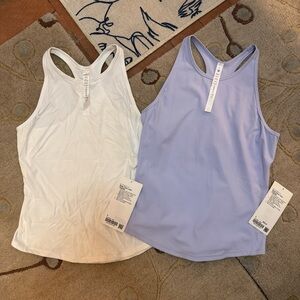 lululemon * NWT 8 * WHITE ONLY base pace tank ribbed racerback tank top
